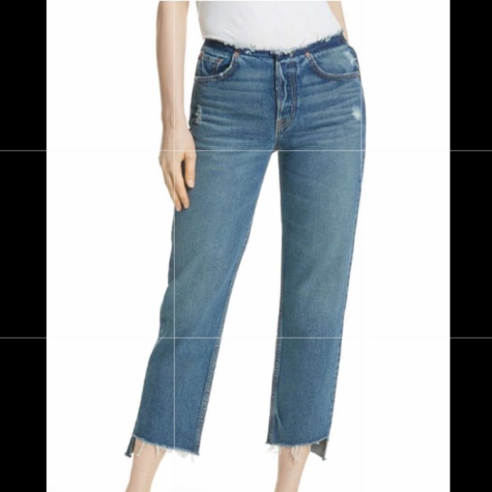 GRLDRND cropped jeans